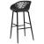 Set mobilier de bar, 5 piese, negru GartenMobel Dekor