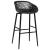 Set mobilier de bar, 5 piese, negru GartenMobel Dekor