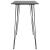 Set mobilier de bar, 5 piese, negru și alb GartenMobel Dekor