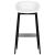 Set mobilier de bar, 5 piese, negru și alb GartenMobel Dekor