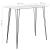 Set mobilier de bar, 5 piese, alb și negru GartenMobel Dekor
