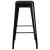 Set mobilier de bar, 5 piese, alb și negru GartenMobel Dekor