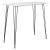 Set mobilier de bar, 7 piese, alb GartenMobel Dekor