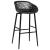 Set mobilier de bar, 5 piese, negru GartenMobel Dekor
