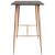 Set mobilier de bar, 5 piese, negru GartenMobel Dekor