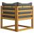 Set mobilier de grădină cu perne, 5 piese, lemn masiv acacia GartenMobel Dekor