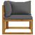 Set mobilier grădină cu perne, 10 piese, lemn masiv de acacia GartenMobel Dekor