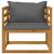 Set mobilier grădină cu perne, 10 piese, lemn masiv de acacia GartenMobel Dekor