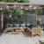 Set mobilier grădină cu perne, 9 piese, lemn masiv de acacia GartenMobel Dekor