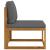 Set mobilier de grădină cu perne, 4 piese, lemn masiv de acacia GartenMobel Dekor