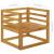 Set mobilier grădină cu perne, 7 piese, crem, lemn masiv acacia GartenMobel Dekor