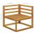 Set mobilier grădină cu perne 10 piese crem lemn masiv acacia GartenMobel Dekor