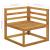 Set mobilier grădină cu perne, 7 piese, crem, lemn masiv acacia GartenMobel Dekor