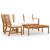 Set mobilier de grădină cu perne crem 4 piese lemn masiv acacia GartenMobel Dekor