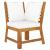 Set mobilier de grădină cu perne crem 4 piese lemn masiv acacia GartenMobel Dekor