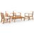 Set mobilier de grădină cu perne, 5 piese, lemn masiv acacia GartenMobel Dekor