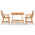 Set mobilier grădină, 3 piese, lemn masiv de acacia GartenMobel Dekor