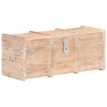 Cufăr de depozitare, 90 x 40 x 40 cm, lemn masiv de acacia GartenMobel Dekor