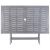 Set mobilier de grădină, 7 piese, gri, lemn masiv de acacia GartenMobel Dekor
