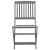Set mobilier de grădină, 7 piese, gri, lemn masiv de acacia GartenMobel Dekor
