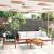 Set mobilier grădină cu perne, crem, 6 piese, lemn masiv acacia GartenMobel Dekor