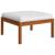 Set mobilier grădină cu perne crem, 12 piese, lemn masiv acacia GartenMobel Dekor
