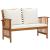 Set mobilier de grădină cu perne, 4 piese, lemn masiv de acacia GartenMobel Dekor