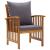 Set mobilier grădină cu perne, 5 piese, lemn masiv de acacia GartenMobel Dekor