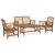 Set mobilier de grădină, 4 piese, lemn masiv de acacia GartenMobel Dekor