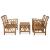 Set mobilier de grădină, 4 piese, lemn masiv de acacia GartenMobel Dekor