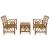 Set mobilier de grădină, 3 piese, lemn masiv de acacia GartenMobel Dekor