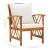 Set mobilier de grădină cu perne, 5 piese, lemn masiv de acacia GartenMobel Dekor