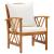 Set mobilier de grădină cu perne, 5 piese, lemn masiv de acacia GartenMobel Dekor