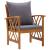Set mobilier de grădină cu perne, 4 piese, lemn masiv de acacia GartenMobel Dekor