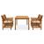 Set mobilier de grădină cu perne, 5 piese, lemn masiv acacia GartenMobel Dekor