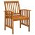 Set mobilier de grădină cu perne, 7 piese, lemn masiv acacia GartenMobel Dekor