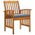 Set mobilier de grădină cu perne, 7 piese, lemn masiv acacia GartenMobel Dekor