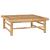 Set mobilier de grădină, cu perne alb crem, 5 piese, bambus GartenMobel Dekor