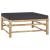 Set mobilier de grădină cu perne gri închis, 5 piese, bambus GartenMobel Dekor