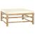 Set mobilier de grădină cu perne alb crem, 6 piese, bambus GartenMobel Dekor