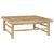 Set mobilier de grădină cu perne alb crem, 6 piese, bambus GartenMobel Dekor
