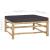 Set mobilier de grădină cu perne gri închis, 6 piese, bambus GartenMobel Dekor
