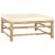 Set mobilier de grădină, cu perne alb crem, 9 piese, bambus GartenMobel Dekor