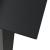 Set mobilier de exterior, 5 piese, negru, ratan PVC GartenMobel Dekor