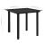 Set mobilier de exterior, 3 piese, negru, ratan PVC GartenMobel Dekor