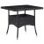 Set mobilier de grădină, 3 piese, negru, poliratan GartenMobel Dekor