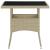 Set mobilier de grădină, 5 piese, bej, poliratan și sticlă  GartenMobel Dekor