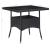 Set mobilier grădină, 5 piese, negru, poliratan, lemn acacia GartenMobel Dekor