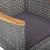 Set mobilier grădină, 5 piese, gri, poliratan, lemn acacia GartenMobel Dekor