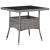 Set mobilier grădină, 5 piese, gri, poliratan, lemn acacia GartenMobel Dekor